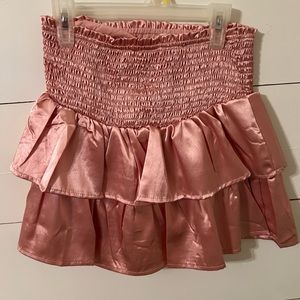 Pink Ruffle Skirt Girl L